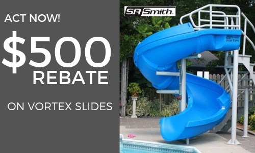 $500 Rebate On Our Most Popular Pool Slide