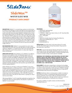 SlideRenu® SlideWax™