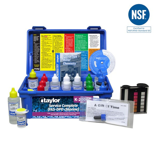 Taylor Service Complete FAS-DPD (Chlorine) Kit, K-2006C 2 ounce Bottles
