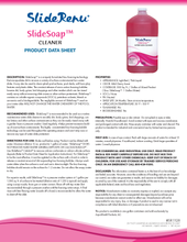 Load image into Gallery viewer, SlideSoapTM Product Data Sheet and Application Instructions